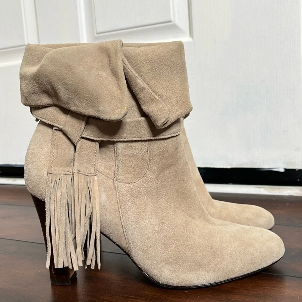 Johnston & Murphy Keaton Leather Ankle Boots‎ Size 7.5 Boho